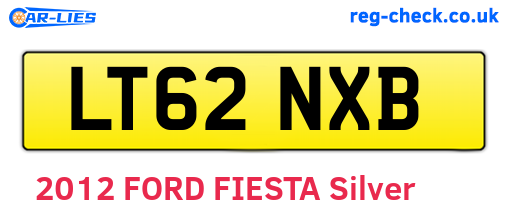 LT62NXB are the vehicle registration plates.