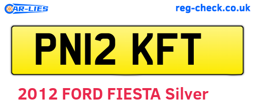 PN12KFT are the vehicle registration plates.