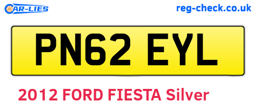 PN62EYL are the vehicle registration plates.