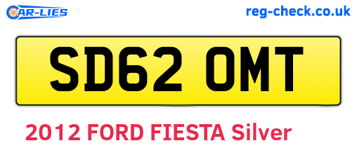 SD62OMT are the vehicle registration plates.