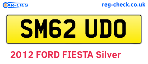 SM62UDO are the vehicle registration plates.
