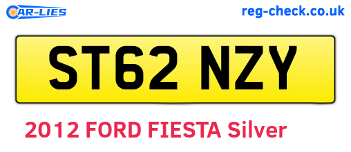 ST62NZY are the vehicle registration plates.