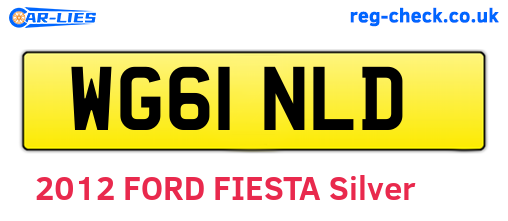 WG61NLD are the vehicle registration plates.