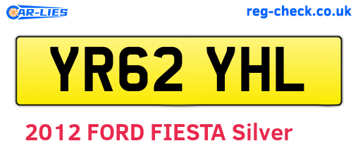 YR62YHL are the vehicle registration plates.