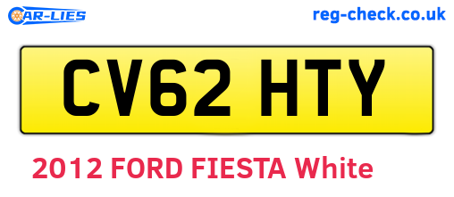 CV62HTY are the vehicle registration plates.