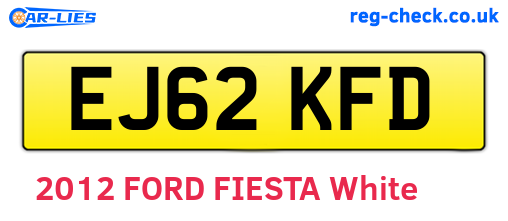 EJ62KFD are the vehicle registration plates.