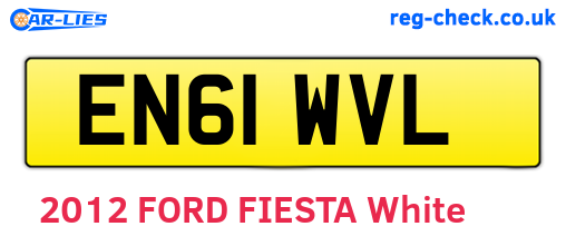 EN61WVL are the vehicle registration plates.