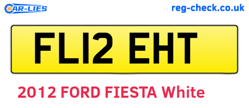 FL12EHT are the vehicle registration plates.
