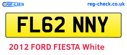 FL62NNY are the vehicle registration plates.