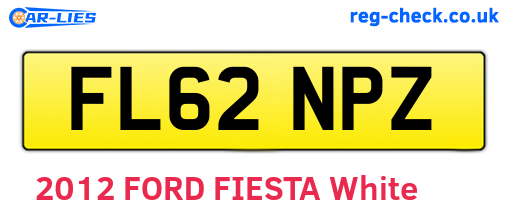FL62NPZ are the vehicle registration plates.