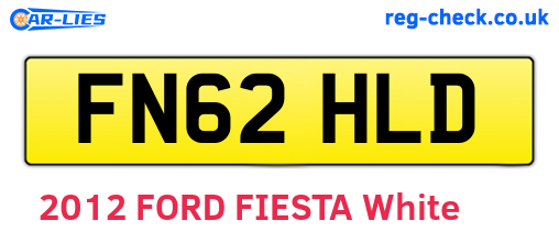 FN62HLD are the vehicle registration plates.