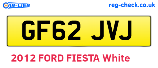 GF62JVJ are the vehicle registration plates.