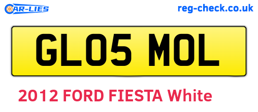 GL05MOL are the vehicle registration plates.