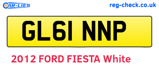 GL61NNP are the vehicle registration plates.