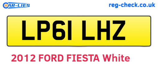 LP61LHZ are the vehicle registration plates.