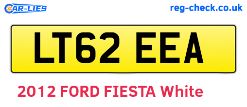 LT62EEA are the vehicle registration plates.