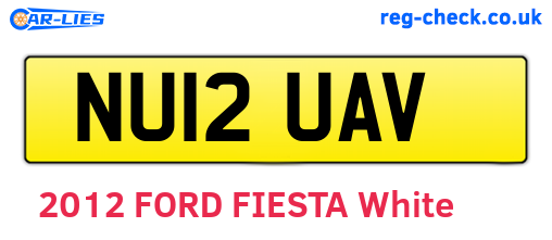 NU12UAV are the vehicle registration plates.