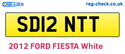 SD12NTT are the vehicle registration plates.