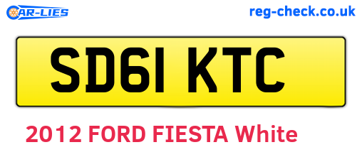 SD61KTC are the vehicle registration plates.
