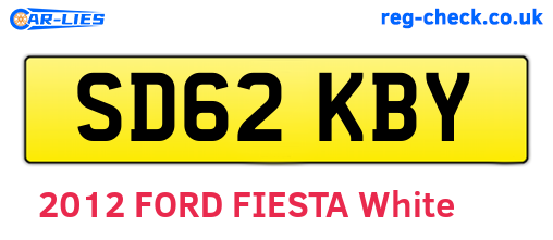 SD62KBY are the vehicle registration plates.
