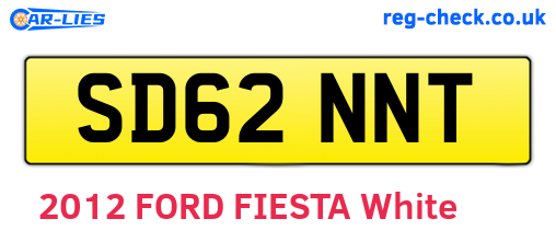 SD62NNT are the vehicle registration plates.