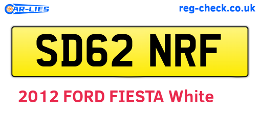 SD62NRF are the vehicle registration plates.