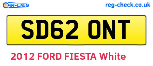 SD62ONT are the vehicle registration plates.