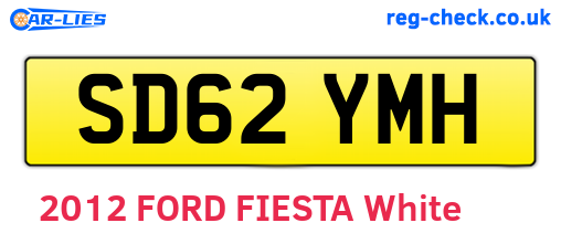 SD62YMH are the vehicle registration plates.