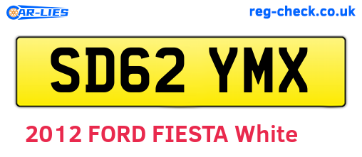 SD62YMX are the vehicle registration plates.