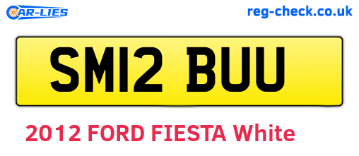 SM12BUU are the vehicle registration plates.