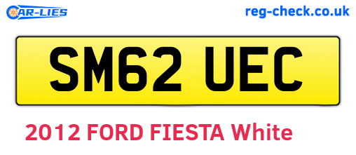 SM62UEC are the vehicle registration plates.