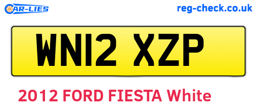 WN12XZP are the vehicle registration plates.