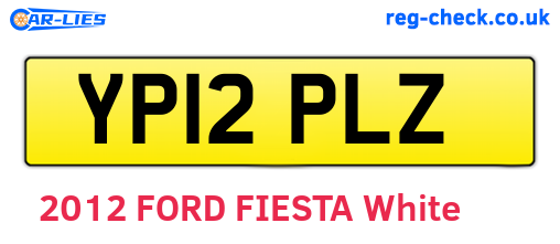YP12PLZ are the vehicle registration plates.