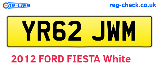 YR62JWM are the vehicle registration plates.