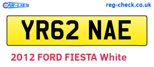 YR62NAE are the vehicle registration plates.
