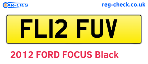 FL12FUV are the vehicle registration plates.