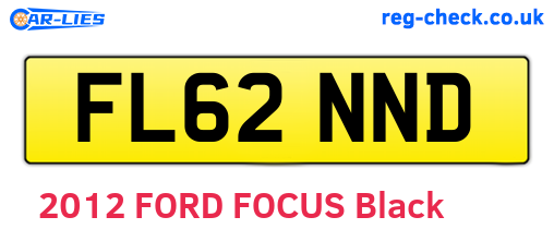 FL62NND are the vehicle registration plates.