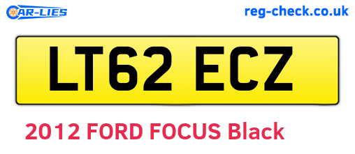 LT62ECZ are the vehicle registration plates.