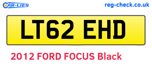 LT62EHD are the vehicle registration plates.