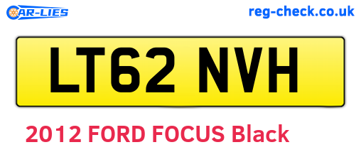 LT62NVH are the vehicle registration plates.
