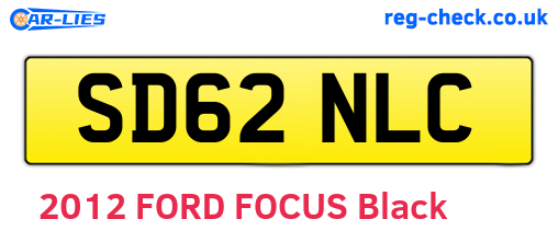 SD62NLC are the vehicle registration plates.
