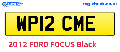 WP12CME are the vehicle registration plates.