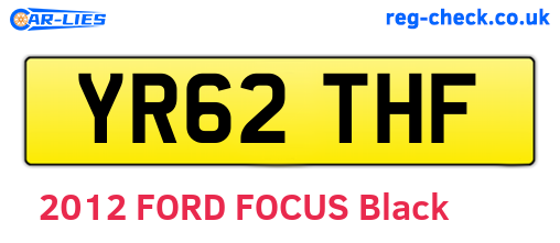 YR62THF are the vehicle registration plates.