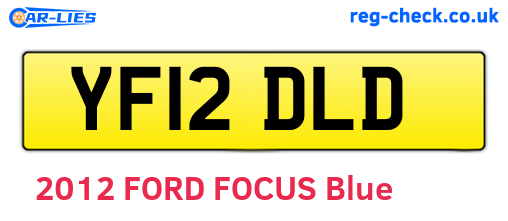 YF12DLD are the vehicle registration plates.
