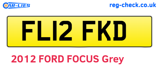 FL12FKD are the vehicle registration plates.