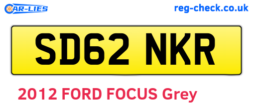 SD62NKR are the vehicle registration plates.