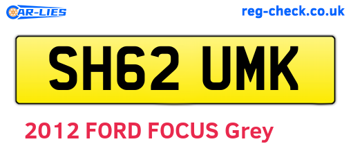 SH62UMK are the vehicle registration plates.