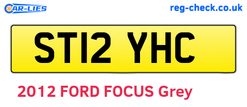 ST12YHC are the vehicle registration plates.
