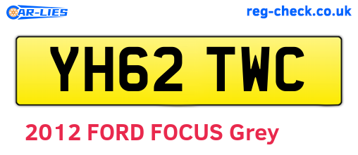 YH62TWC are the vehicle registration plates.