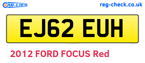 EJ62EUH are the vehicle registration plates.
